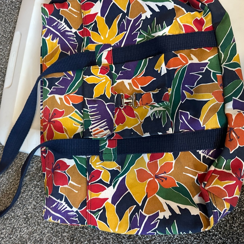 Liz Claiborne Multicolor Floral Tote Bag